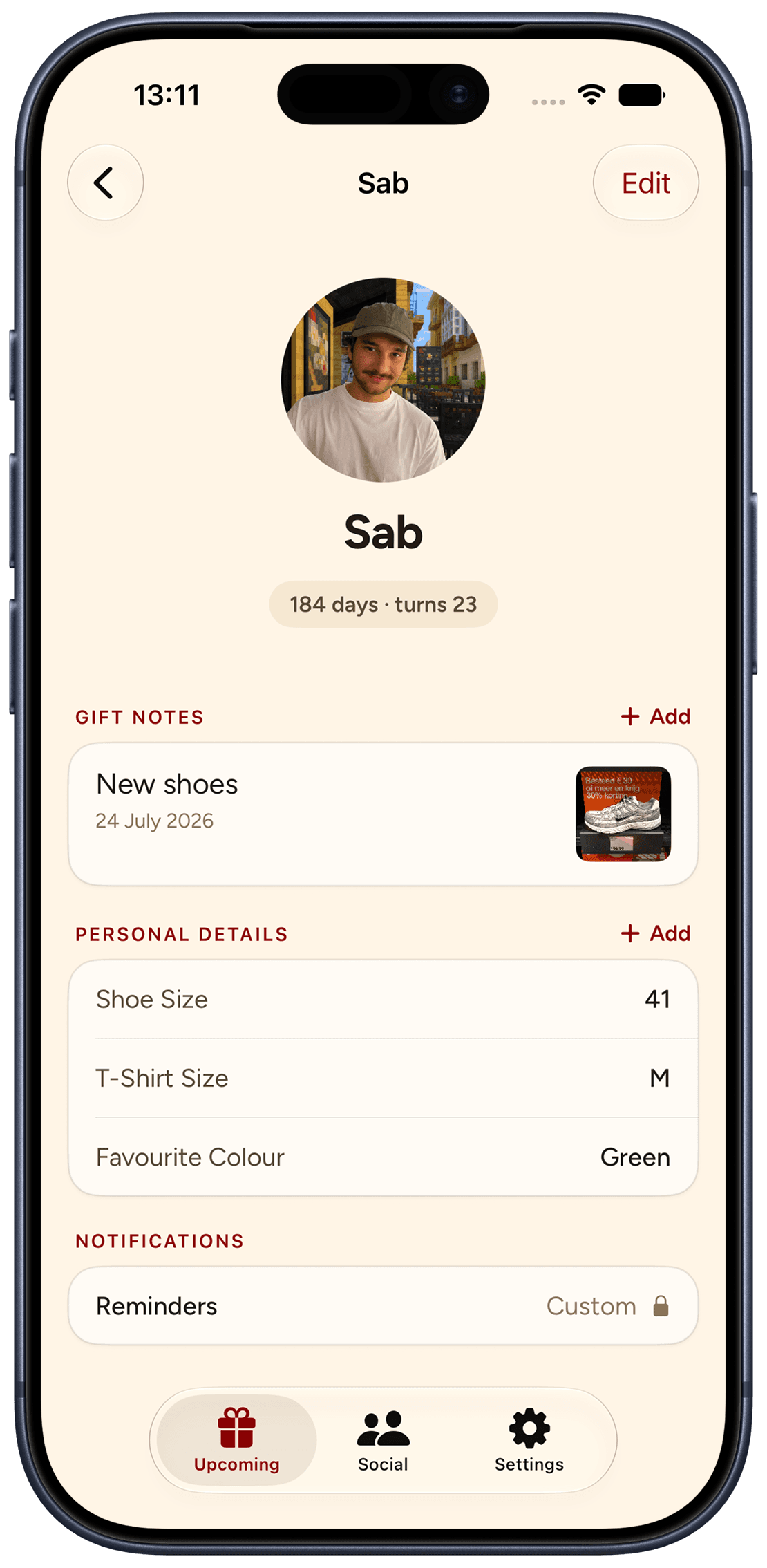 Presented app screenshot