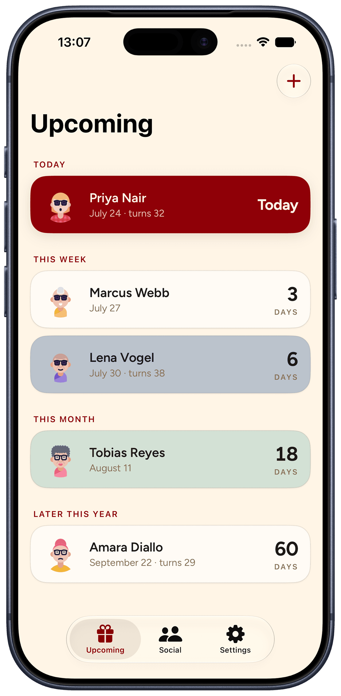 Presented app screenshot